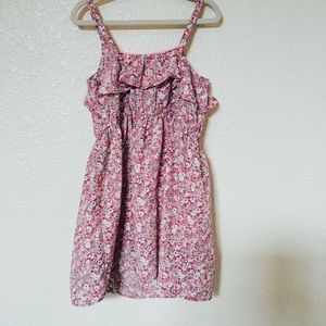 SOLD 4T Pink/Purple Floral Tank Top Dress